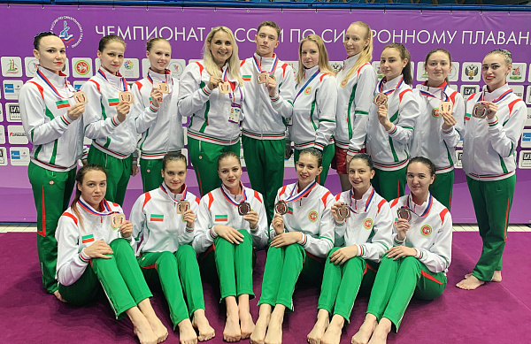 Челнинские синхронисты завоевали медали на чемпионате России по синхронному плаванию