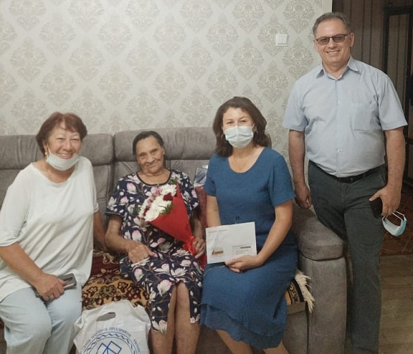 90-летний юбилей отмечает ветеран Великой Отечественной войны