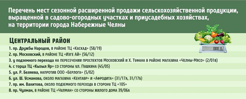 В Челнах проводят рейды по ликвидации несанкционированной торговли