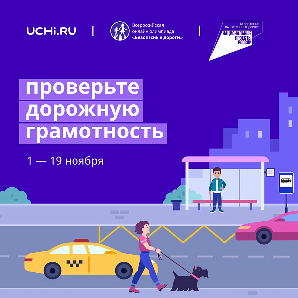 В России началась онлайн-олимпиада «Безопасные дороги»
