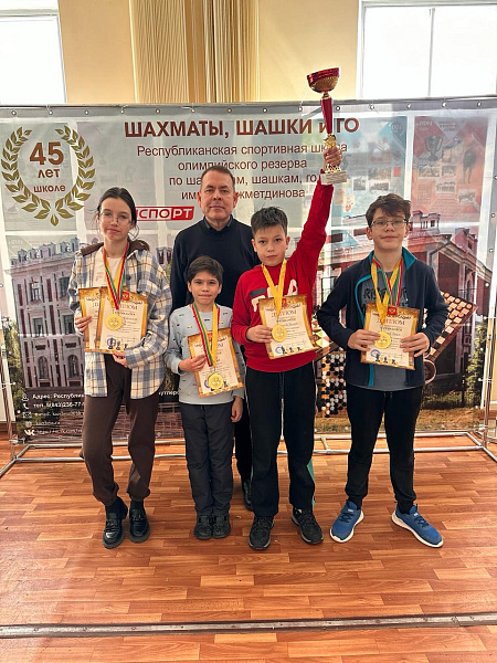 Юные челнинцы умеют играть в шахматы