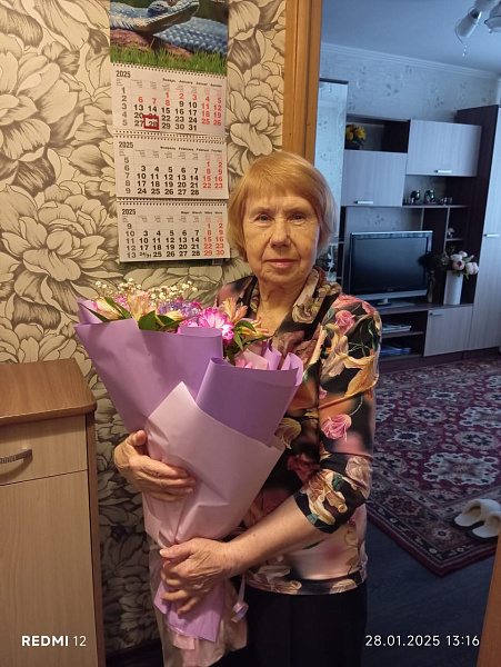 Ветеран встретила 85-летний юбилей