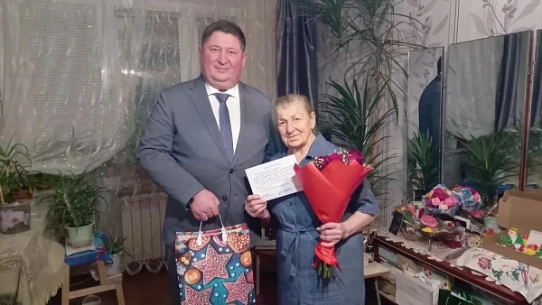 Ветеран отмечает 96-летие